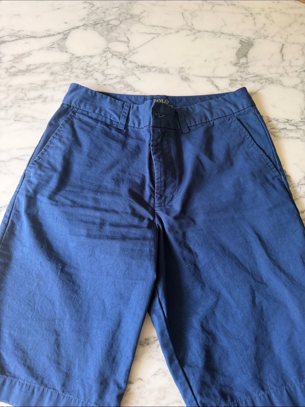 Polo by Ralph Lauren Navy Cotton Chino Shorts